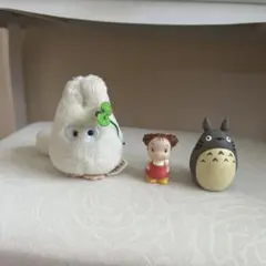 トトロ　指人形とぶるぶる震えるぬいぐるみ　3点セット
