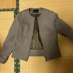 23区 ノーカラージャケット サイズ32 グレー
