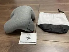 お昼寝用枕　FINGOS グレー　収納袋付き
