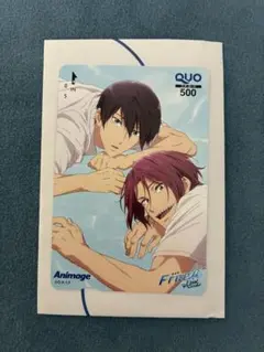 Free! the Final Stroke QUOカード　animage