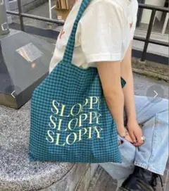 SLOPPY スロッピー チェック柄 トートバッグ