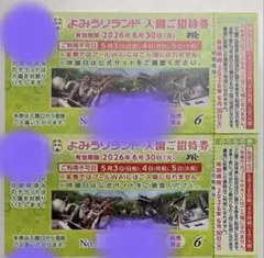 よみうりランド入園ご招待券のりもの券つき（ポポロ様専用）のサムネイル