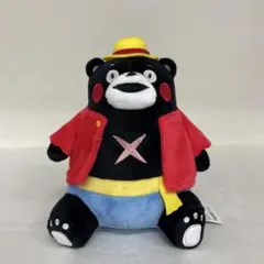 未開封 ONE PIECE くまモンルフィ おすわりぬいぐるみ 麦わらストア