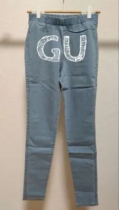 #㊵　ストレッチ デニムパンツ　レギンス　ＧＵ