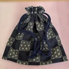 【ハンドメイド】和風　巾着袋