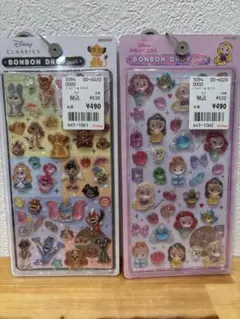 ディズニー BONBON DROP シールセット　クラシック　プリンセス