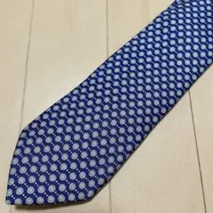 【美品】サルヴァトーレフェラガモ ネクタイ 紺 ネイビー系 通勤 イタリア