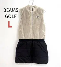 未使用】BEAMS GOLF ボア ダウンワンピース 防寒 ネイビー M - メルカリ