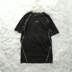 アンダーアーマーUNDER ARMOUR　ロゴプリントTシャツL黒