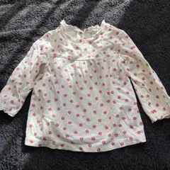 花柄長袖Tシャツ 90サイズ