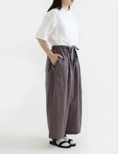 Atelier d'antanアトリエダンタンリネンエプロンワンピースRibot