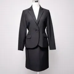 大きめサイズ ブラックフォーマル 11号 ジャケット スカート 卒業入学