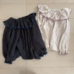 フリル付き長袖シャツ　110cm まとめ売り　マーキーズ