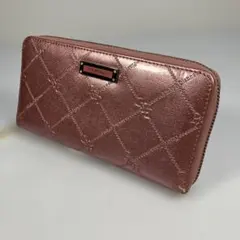 ピンキーアンドダイアン 長財布　エナメル　ラウンドジップ