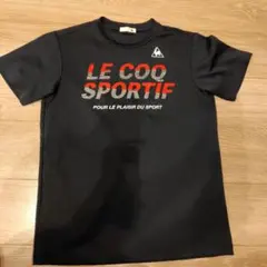 Mサイズ ブラック Tシャツ LE COQ SPORTIF