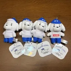 4個セット　スケータージョン マスコットぬいぐるみ GiGO限定 新品タグ付き