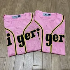 ♡極美品♡阪神タイガース ピンク M ミズノ　メッシュジャージ ユニフォーム ♡極美品♡阪神タイガース ピンク M ミズノ メッシュジャージ