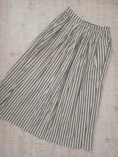 Samansa Mos2 SM2 サマンサモスモス ストライプ フレアスカート