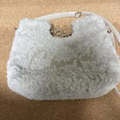 ファー ショルダーバッグ チェーンストラップ