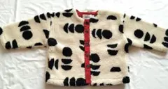 MARKEY'S　ボアジャケット　ドット柄　100cm