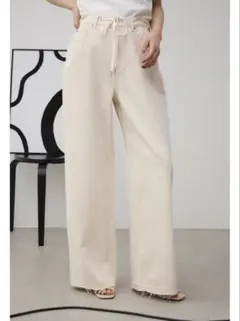 AZUL DENIM ライトオンスワイド アイボリー