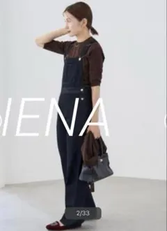 美品　IENA デニム　オーバーオール　38 美品