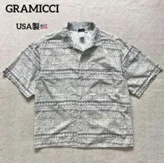 90s USA製 OLD GRAMICCI(グラミチ) 総柄シャツ 美品のサムネイル