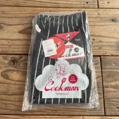 Cookman バーテンダー シェフパンツ ストライプ ブラック L