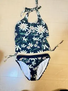 レディース 花柄セパレート水着 4点セット