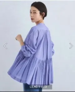 ゆり様専用　グリーンレーベル【結論シリーズ】全方位映えブラウス　ライラック