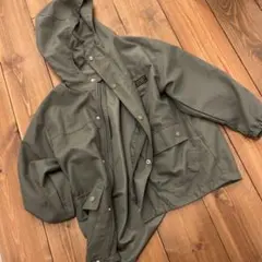 新品未使用　カーキ　薄手モッズコート