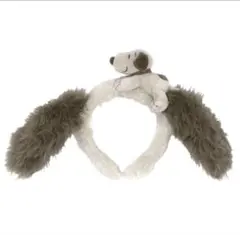 USJ ユニバ カチューシャ スヌーピー グレー 被り物