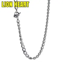 【美品】LION HEART ワイドチェーン ネックレス 50cm 喜平 7mm