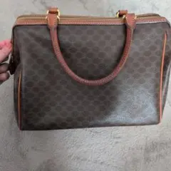 ブラウンレザー ボストンバッグ