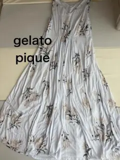 ジェラピケ　パジャマ ルームウェア　花柄　ワンピース　gelatopique