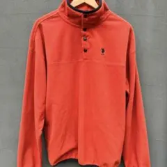 U.S.POLO ASSN スナップT プルオーバーフリース　オーバーサイズ