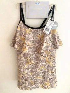 【新品タグ付き】最安値‼️ GUNZETuché ヨガウェアキャミソール ★L花柄