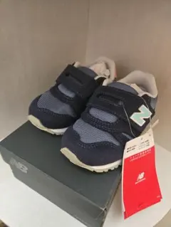 New Balance 373 スニーカー 13.5 ネイビー/オレンジ