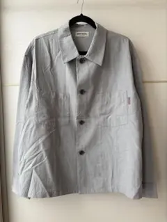 13_MEN'S BATSU グレー カバーオール