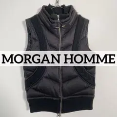 2026年最新】MORGAN HOMME 素材(詰め物)：ダウン メンズ ダウンベスト 