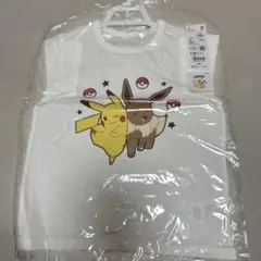 ユニクロ ポケモン半袖Tシャツ 110cm ピカチュウ イーブイ