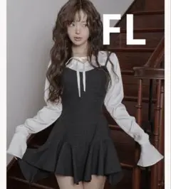 Darich ダーリッチ レイヤードランダムヘムチェックミニワンピース