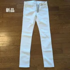 UNIQLO スキニーデニム 27 ホワイト
