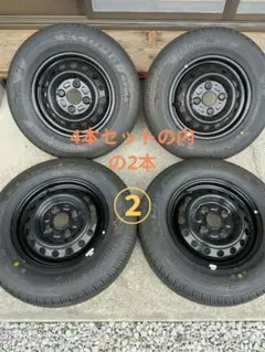 ②【新車外し​】アトレー 純正ホイール 4本セット 145/80R12のサムネイル