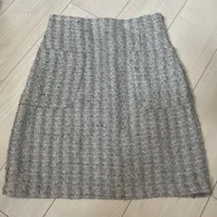 GRL グレイル　ツイードスカート　タイト　S