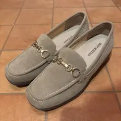 ローファー グレー