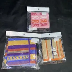 タオルハンカチ　３枚セット　！78 ！