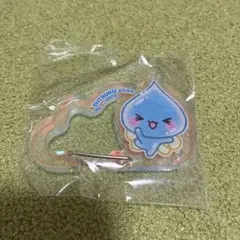 しずくちゃん　アクリルカラビナ　キラキラのオーロラカラー