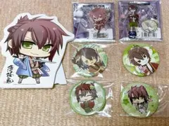 薄桜鬼 沖田総司 ポップスタンド＆缶バッジ＆スタンド 7点セット