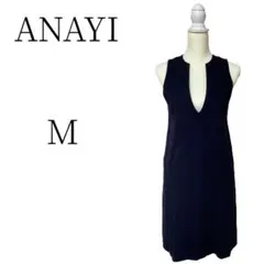 ANAYI タイトワンピース ノースリーブ